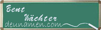 Bent Wächter Visitenkarte